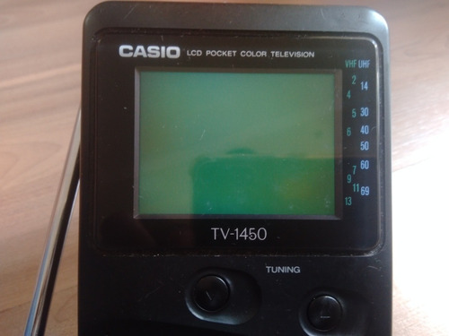 Mini Tv Casio Lcd Pocket Color Televisio. Mod.: Tv-1450