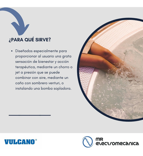 Jet Hidromasajeador Vulcano Hidromasaje Piscina Jacuzzi