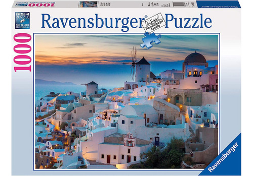 Rompecabezas Puzzle Santorini Ravensburger 1000 Piezas