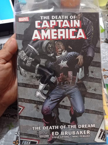 Cómic Marvel En Inglés The Death Of Captain América 1 Of 3