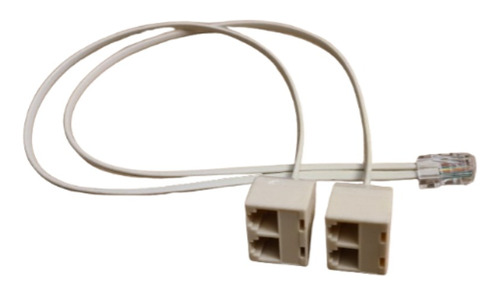 Adaptador Telefónico Rj45 1 Plug 8 Hilos A 4 Jacks X 2 Hilos