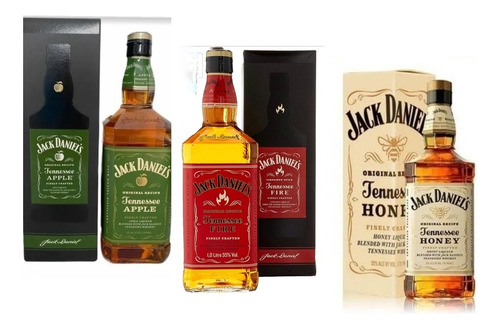 Whisky Jack Daniel's Apple + Jack Honey + Jack Fire