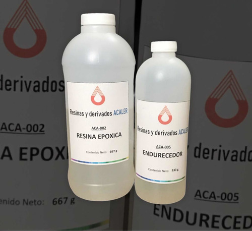 Resina Epoxica Transparente 1kg En Total (a+b)