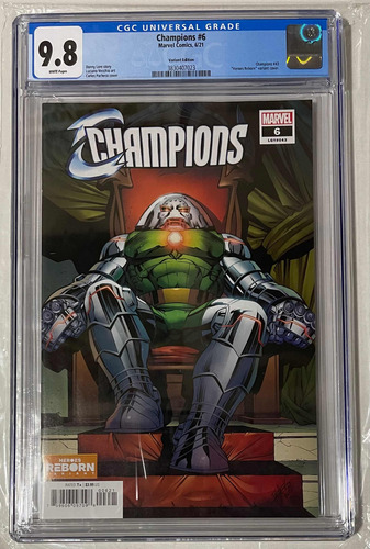 Marvel Champions No. 6 Heroes Reborn Doom Juggernaut Cgc 9,8