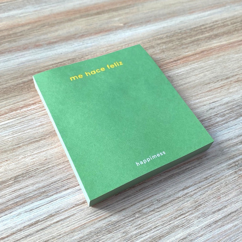 Imagen 3 de 5 de Notas Adhesivas Tipo Post It Happimess Feliz 6x7cm Monoblock