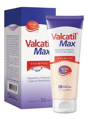 Shampoo Valcatil Max Tratamiento Anticaida Cabello 300 Ml