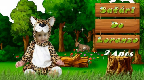 Imagem 2 de 4 de Mundo Bita Safári - Convite Virtual Para Festa Infantil