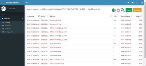 Sistema Factura Electrónica Afip