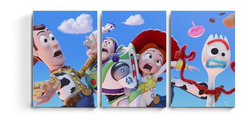 Cuadros Tripticos Woody Buzz Andy Rex Jessie Tiro Toy Story