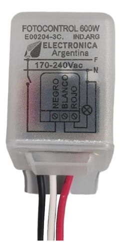 Fotocontrol Fotocelula 600w Universal Apto Led Iram 3 Cables
