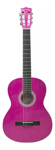 Guitarra Clasica Estudio Con Alma Tensor Para Calibrar Color Rosa