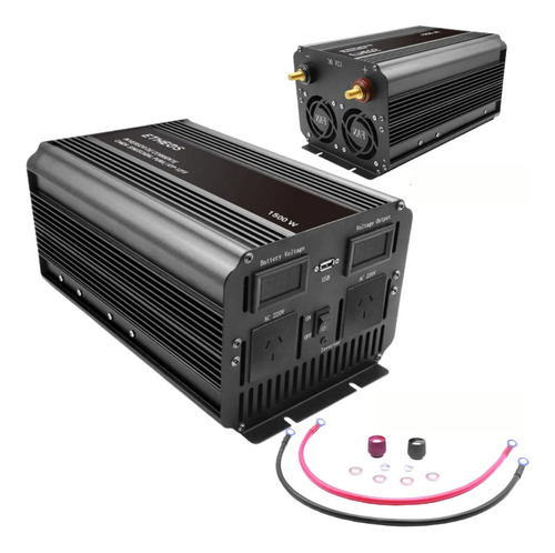 Inversor 1500w 12vcc A 220vac Onda Senoidal Pura Motorhome