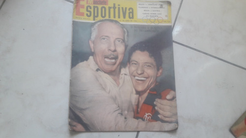 Manchete Esportiva - 1956 - O Feiticeiro Do Flamengo Tri