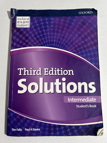 Libro Solutions - Intermediate - Students Book - Oxford