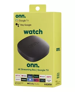 Android Tv Box Onn 2023 Certificado Google Tv - Netflix 4k