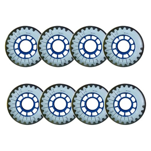 Uziah 70mm Inline Skate Wheels 80a Pu (pack Of 8)