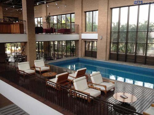 Imagem 2 de 15 de Lindo Apto. Estilo Loft Com Varanda. - Fm185906