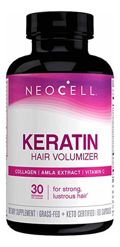 Neocell Keratina Voluminizador Para Cabello 30cap Cadmayo24