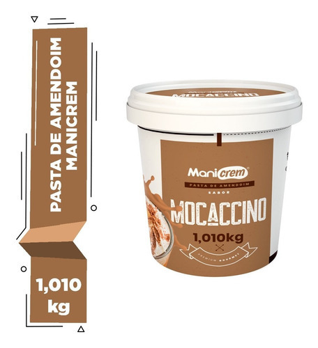 Creme Pasta Amendoim Integral Premium Gourmet 1kg Manicrem