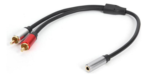 Cable Rca 2rca Macho A 3.5 Mm Hembra Cable Auxiliar De Audio