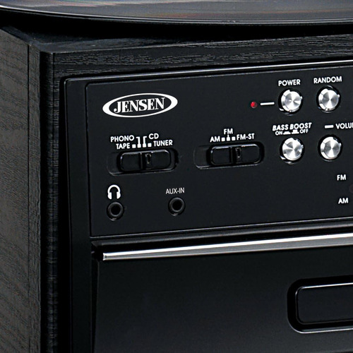 Jensen Jta-475b Tirnable Estéreo De 3 Velocidades Con De Cd,