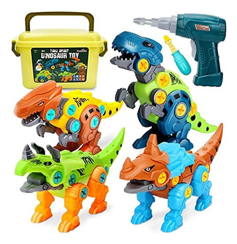 Dreamon Take Apart Dinosaur Toys Para Nios De 5 A 7 Aos