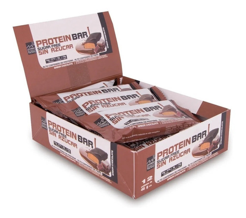 Barras De Proteína Sin Azúcar Protein Bar Caja X 12 Unidades