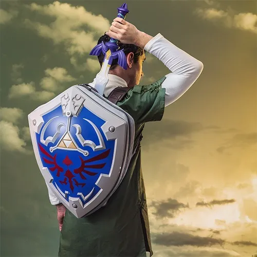 Mochila zelda escudo sales