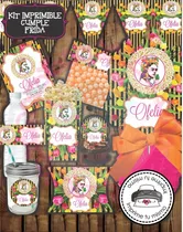 Comprar Kit Imprimible Invitaciones Candy Bar Cumple Frida