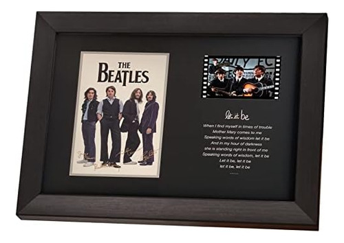 Veratwo The Beatles Decor - Póster Firmado De Los Beatles Co