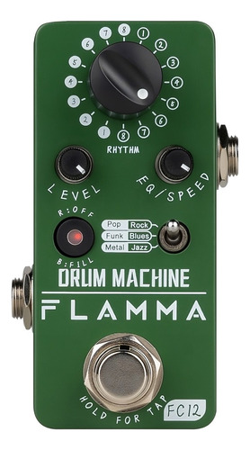 Pedal Flamma Fc12 Drum Machine Maquina De Ritmos