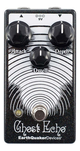 Pedal Vintage Reverb Earthquaker Ghost Echo Color Negro/blanco