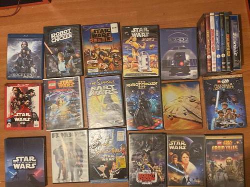 Colección De Dvd Originales De Star Wars