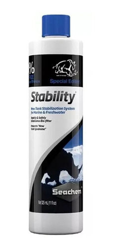Seachem Stability 250ml - Estabiliza A Filtragem Biológica
