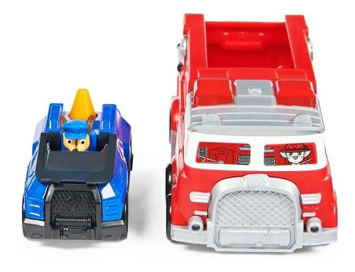 Camión Paw Patrol Ultimate Firetruck Metal Marshall Y Chase