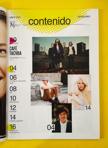 Cafe Tacuba Eres Timbiriche Dld Sandoval Fey Juan Solo Yahir (Usado)