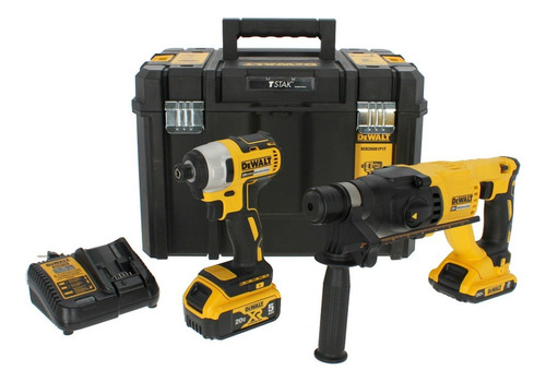 Atornillador + Rotomartillo Dewalt Dck260d1p1t Obs