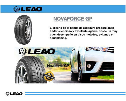 Imagen 2 de 5 de Cubierta 175/70/14 Leao Nova Force Gp
