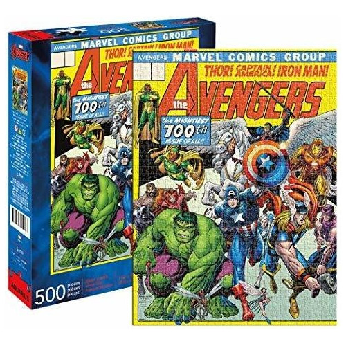 Marvel Avengers Cubre Rompecabezas De 500 Pie