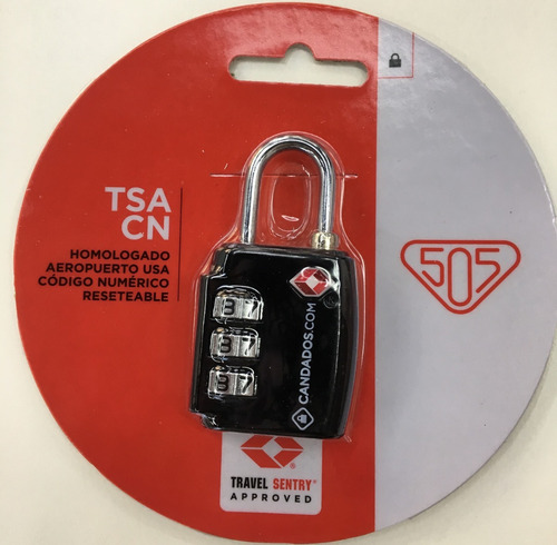 Candado Tsa Marca 505 Homologado Cod Numerico Reseteable