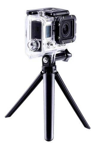 Bastão Monopod Retrátil Gopro Hero 5 4 3 3 + Tripe 3 Way