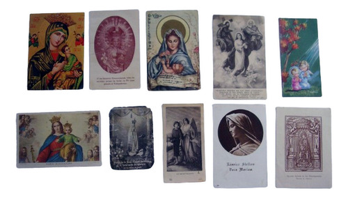 10 Tarjetas Religiosas Bolsillo Pocket Set 4