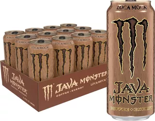 Monster Energy Java Loca Moca Bebida Energetica Sabor Moca