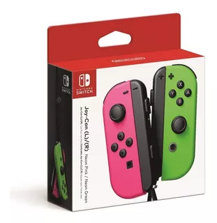 Joy-con Controles Nintendo Switch Originales Green & Pink