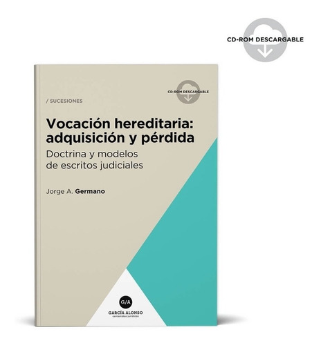 Vocacion Hereditaria: Adquisicion Y Perdida - Germano, Jorge