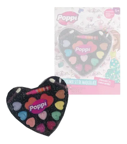 Set Maquillaje Infantil Corazon Juguete Portable Cuotas Set Maquillaje Infantil Corazon Juguete Portable Cuotas