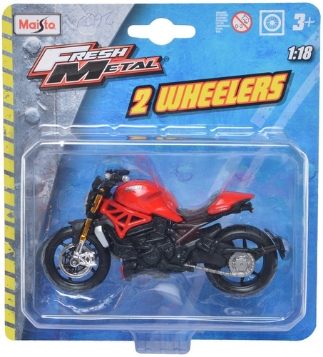 Moto Ducati Monster 1200s - Escala 1:18 Maisto 2 Wheelers