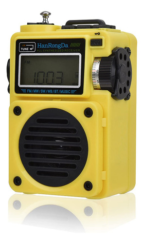 Altavoz Bluetooth Portatil Hrd-701 Sw Radio Reproductor Fm 6