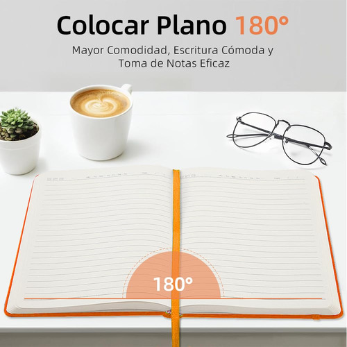 Libreta Notas, A5 Cuaderno Pasta Dura 244 Páginas Cubierta