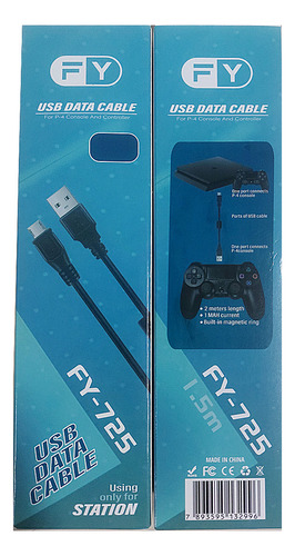 Cabo Micro Usb V8 / Ps4 1.5mts Com Filtro Original Fy
